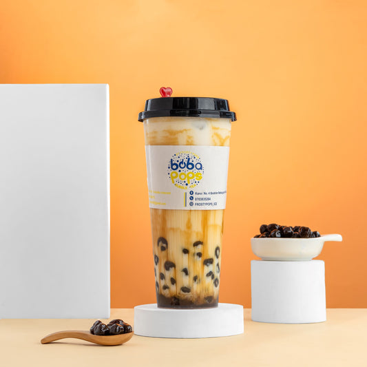 Salted caramel (milk tea)