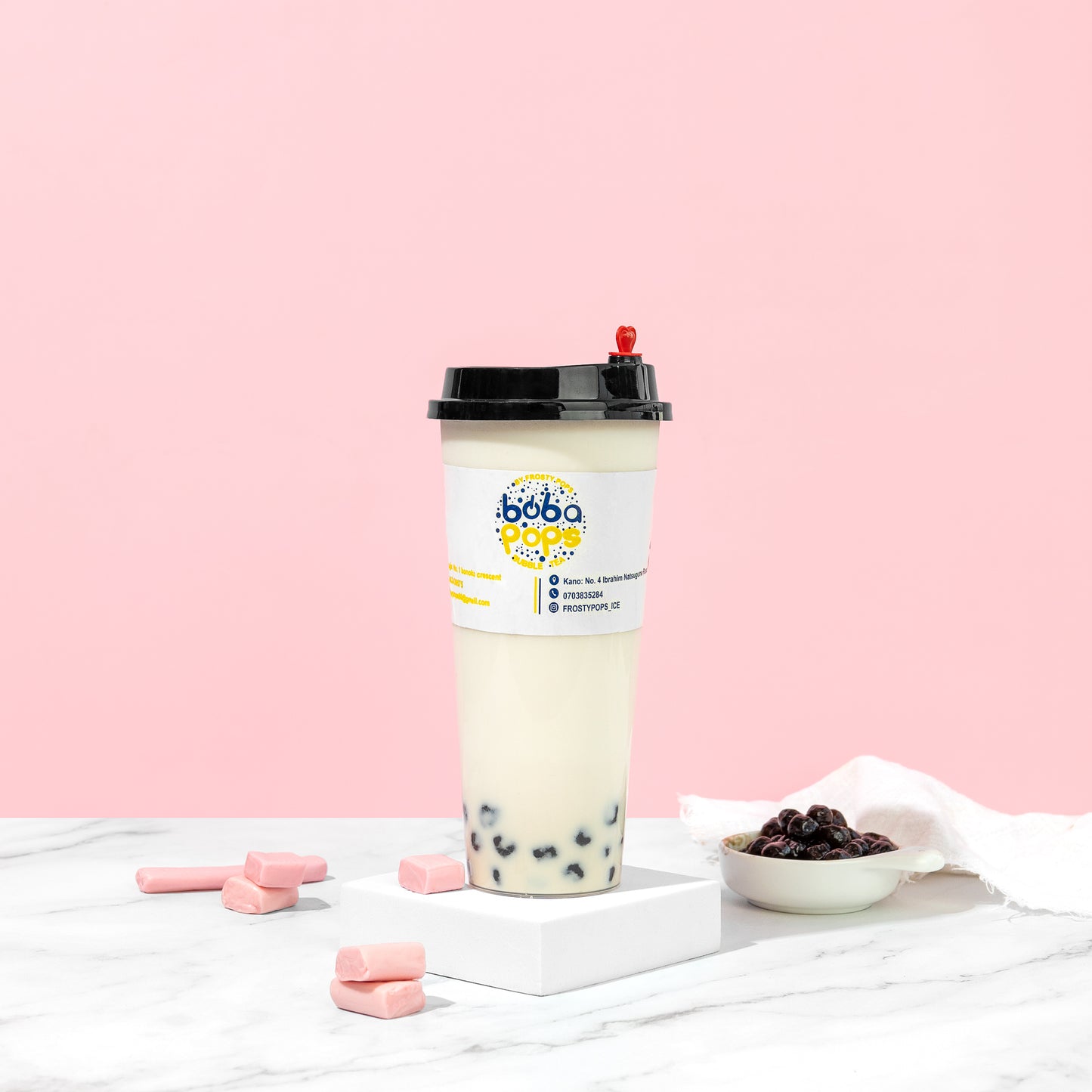 Bubble gum (milk tea)